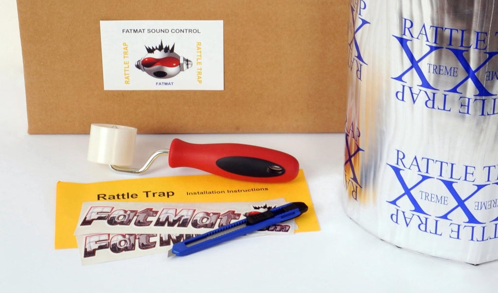 Self-Adhesive Sound Deadener Bulk Pack with Install Kit - 100 Sq Ft x 80 mil Thick E211