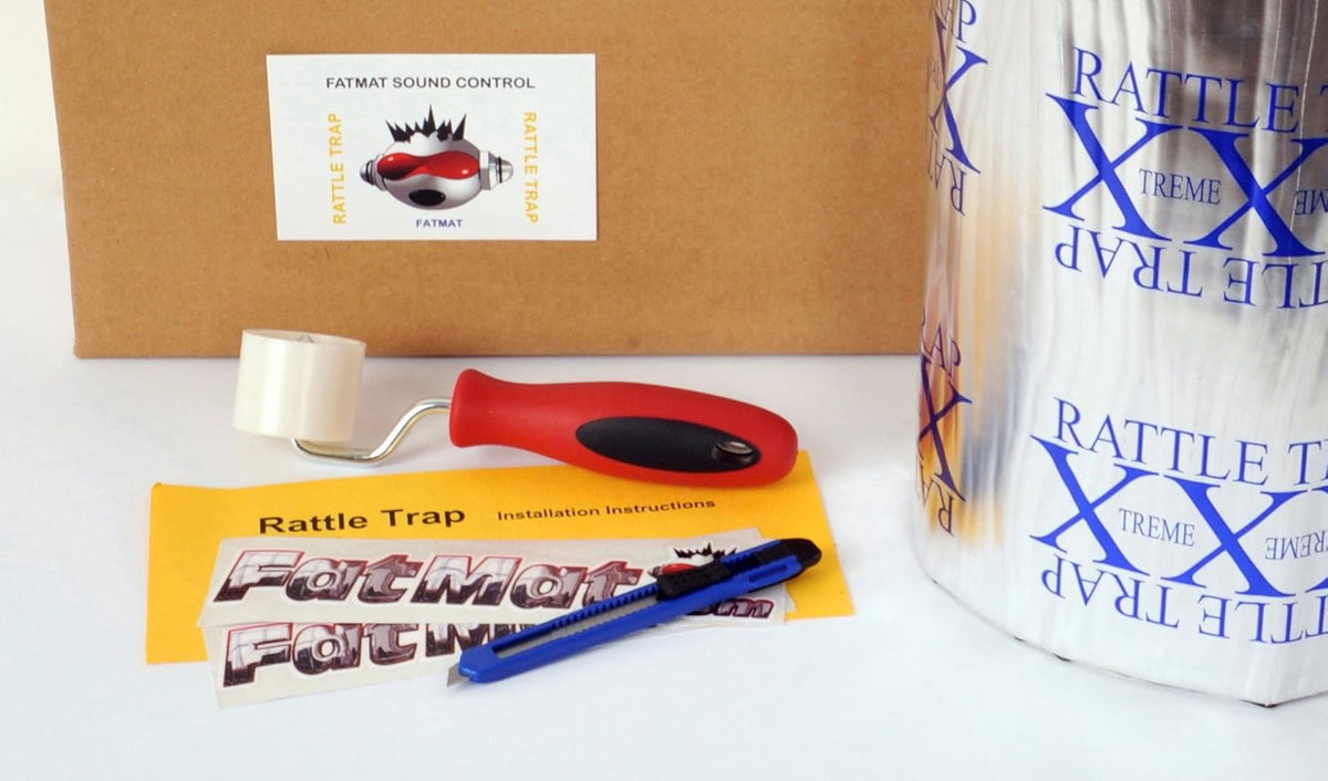 Self-Adhesive Sound Deadener Bulk Pack with Install Kit - 100 Sq Ft x 80 mil Thick E211