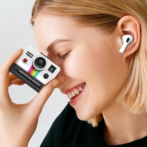 Black Silicone Airpods 4 Case with Keychain P315470