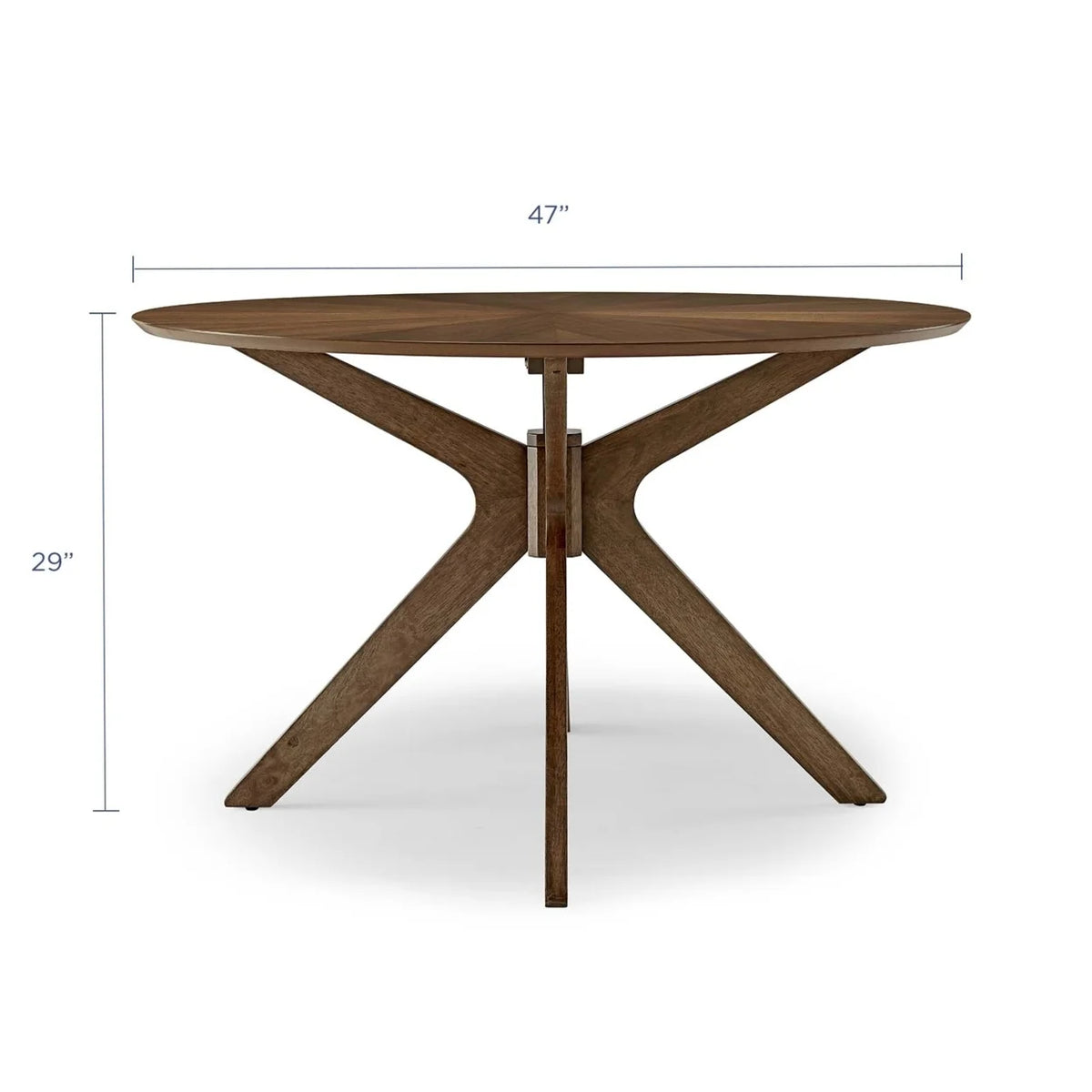 Walnut Round Wood Dining Table T462937