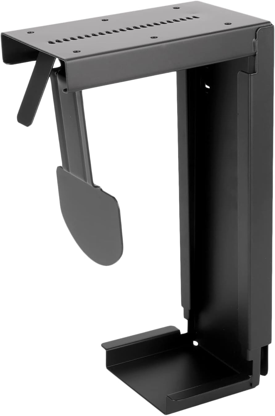 Adjustable Under Desk Mount PC Computer Case Holder Pack of 2 U999