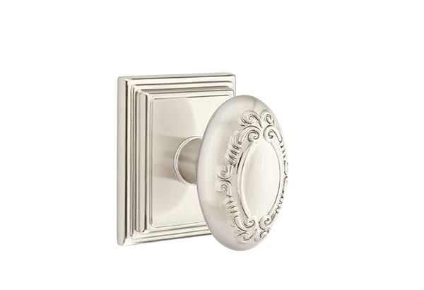 Satin Nickel Single Dummy Knob Q338