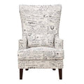 French Script Accent Chair I5331