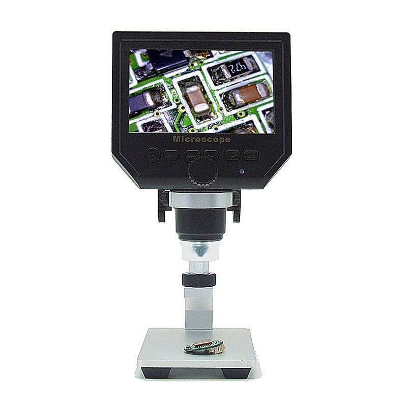 Digital Microscope 1-600X 3.6MP 4.3inch HD LCD Display with Aluminum Alloy Stand T930720