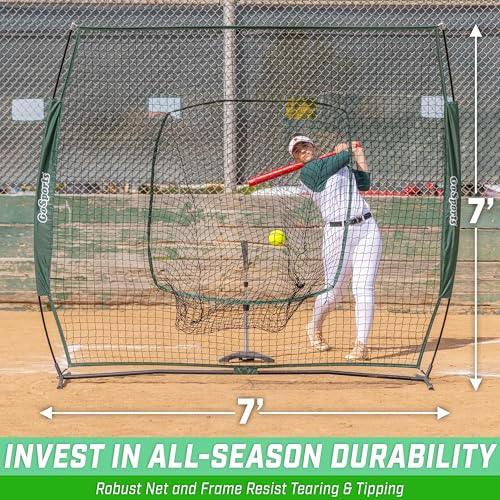 7x7 ft Baseball & Softball Net with Strike Zone F44641