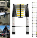 8.5 FT Aluminum Telescoping Ladder 330 Pound Capacity S681690