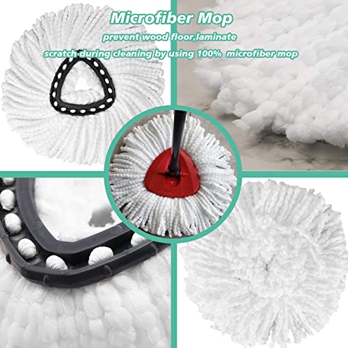 10 PCS Microfiber Spin Mop Replacement Head G71420
