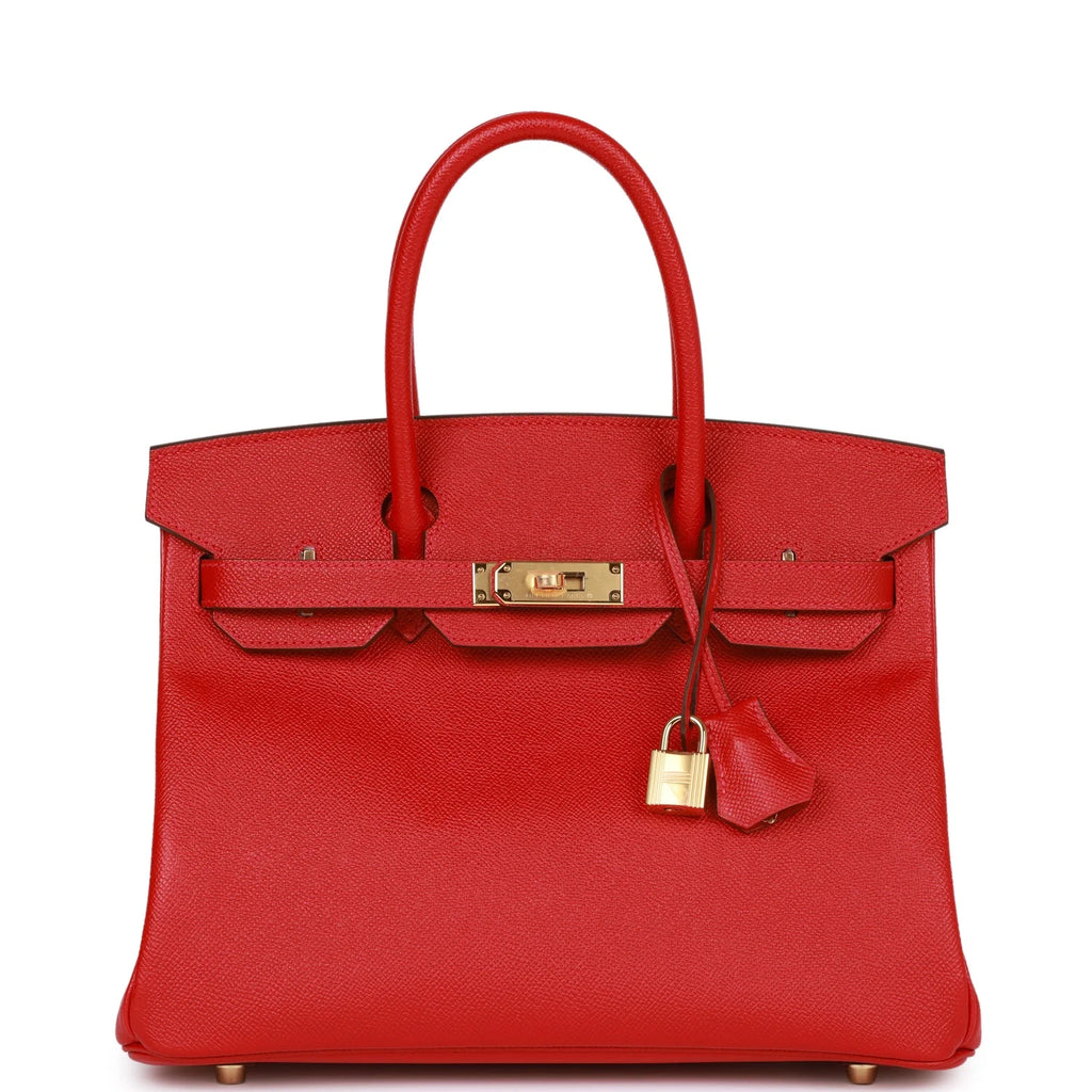 Birkin 30 Rouge Casaque Epsom Gold Hardware G43469