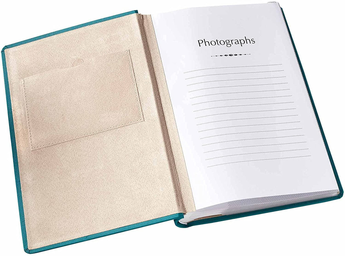 Teal Fabric Photo Album X201