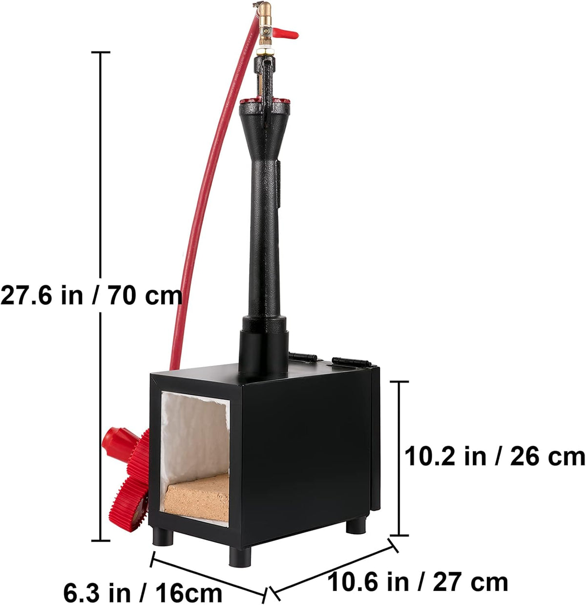 Square Propane Gas Forge with Single Durable Door W321