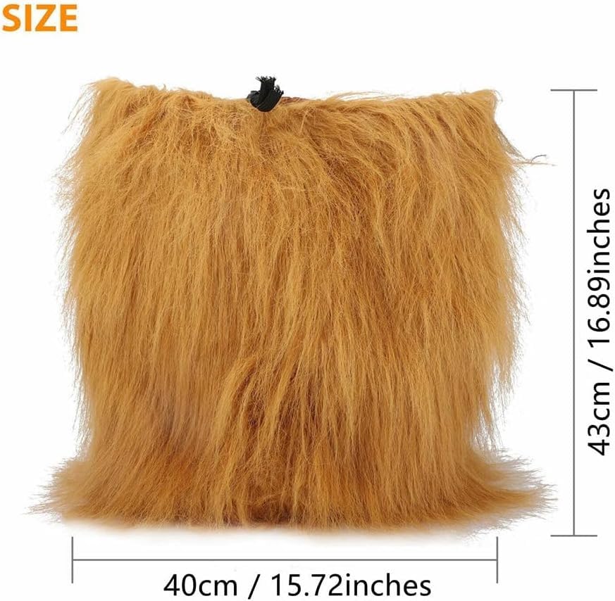 Adjustable Dog Lion Mane Costume B2487