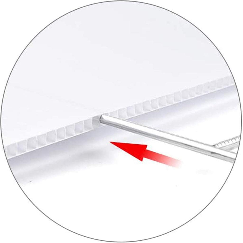 100 Pack Double Sided Plastic Yard Signs with Metal Stakes Y834222