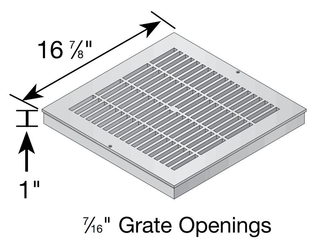 18x22 Square Grate L55353