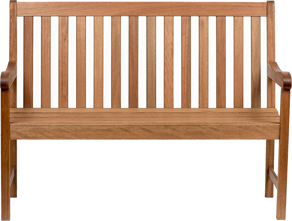 Light Brown Eucalyptus Wood Patio Bench T88568