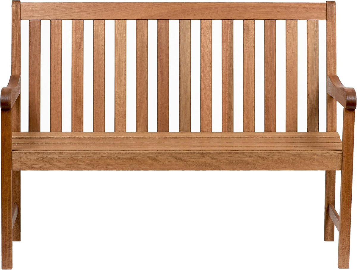 Light Brown Eucalyptus Wood Patio Bench T88568