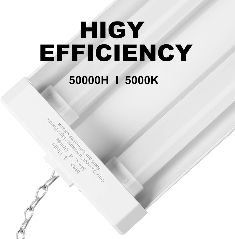 10 Pack 4ft LED Shop Light, 48 Inch Linkable Integrated Fixture, 42W, 5000K B335885