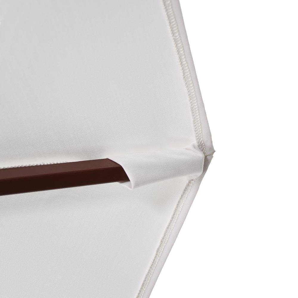 9 ft. Olefin Wood Market Umbrella Z1023