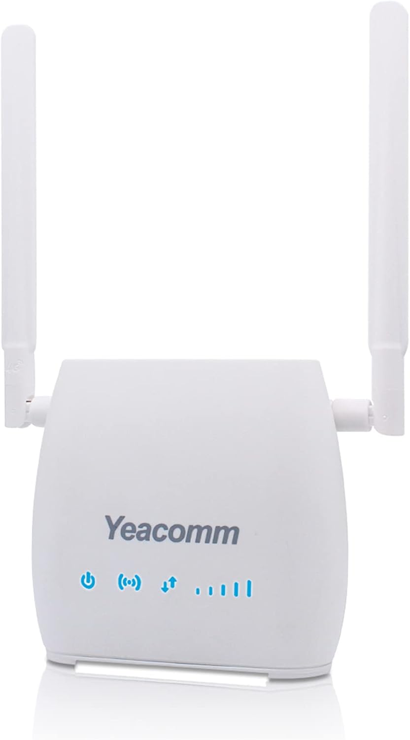 4G LTE Router with Sim Card Slot and 2 RJ11 and 4 RJ45 Ports W367