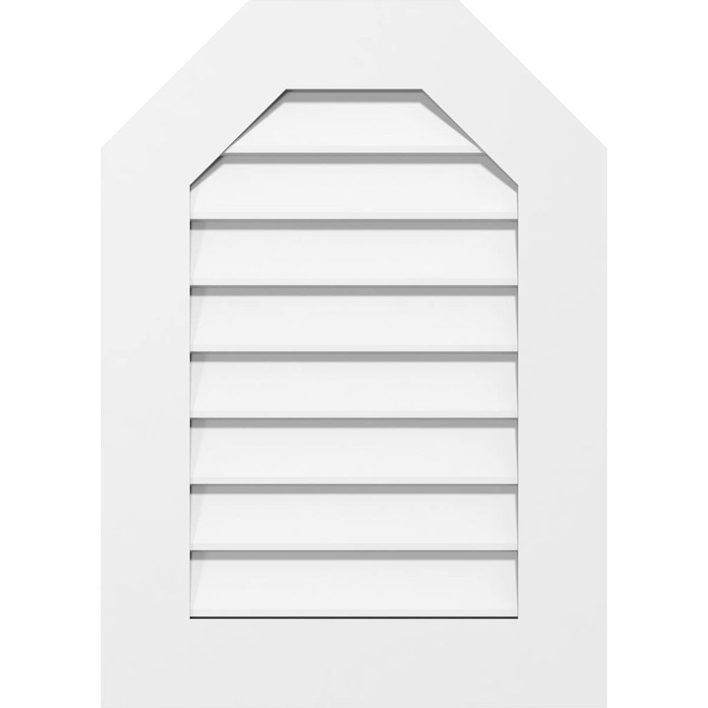 Octagonal Top Surface Mount PVC Gable Vent R585520