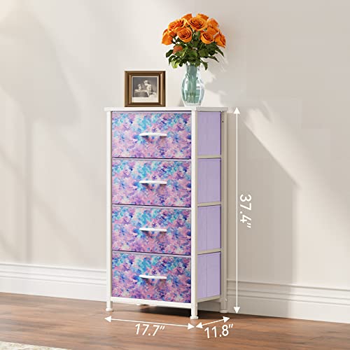 Fabric Dresser with 4 Drawers G84034