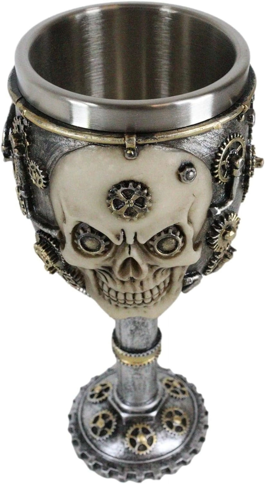 Silver 6Oz Wine Goblet Cup Figurine Y7777