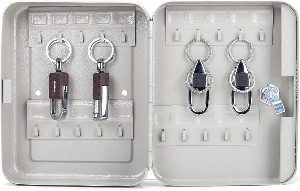 Carbon Steel Key Cabinet Storage Box with Mechanical Lock (20 Keys) A86212