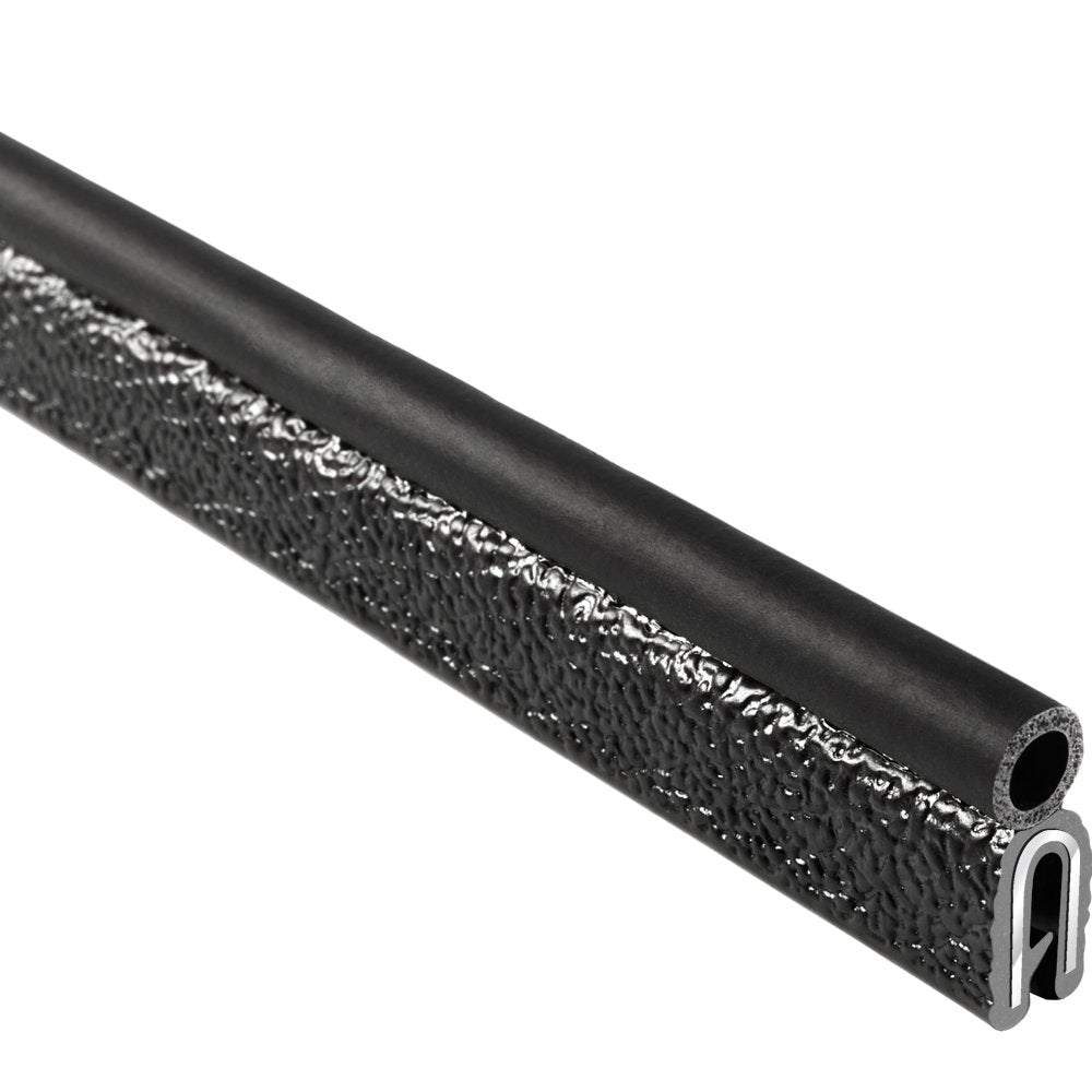 PVC Plastic Trim Seal with EPDM Rubber Seal, 25 ft Length K75806