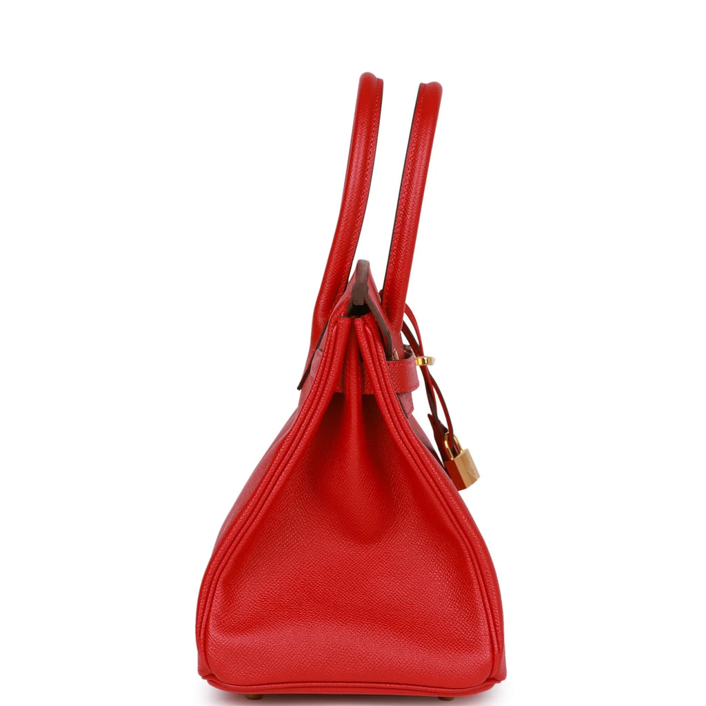 Birkin 30 Rouge Casaque Epsom Gold Hardware G43469