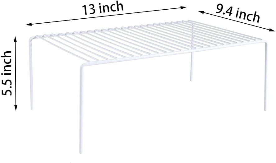 Freezer Cabinet Storage Shelf Rack, Medium (13 x 9.4 Inch) Steel Metal Frame, 1 Pack Z27640