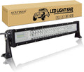 22 inch 7D 324W Triple Row LED Light Bar Spot Flood Combo Beam Waterproof 20000LM Pack of 2 B3557