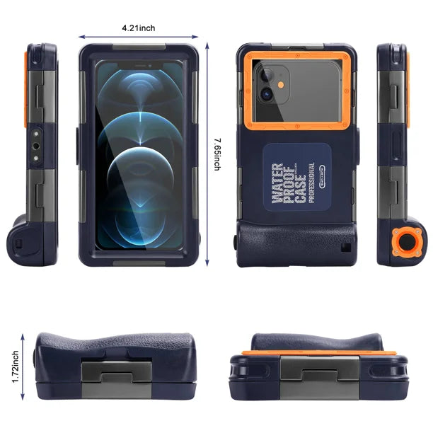Waterproof Protective Case for Phones Up to 6.9 Inch J824