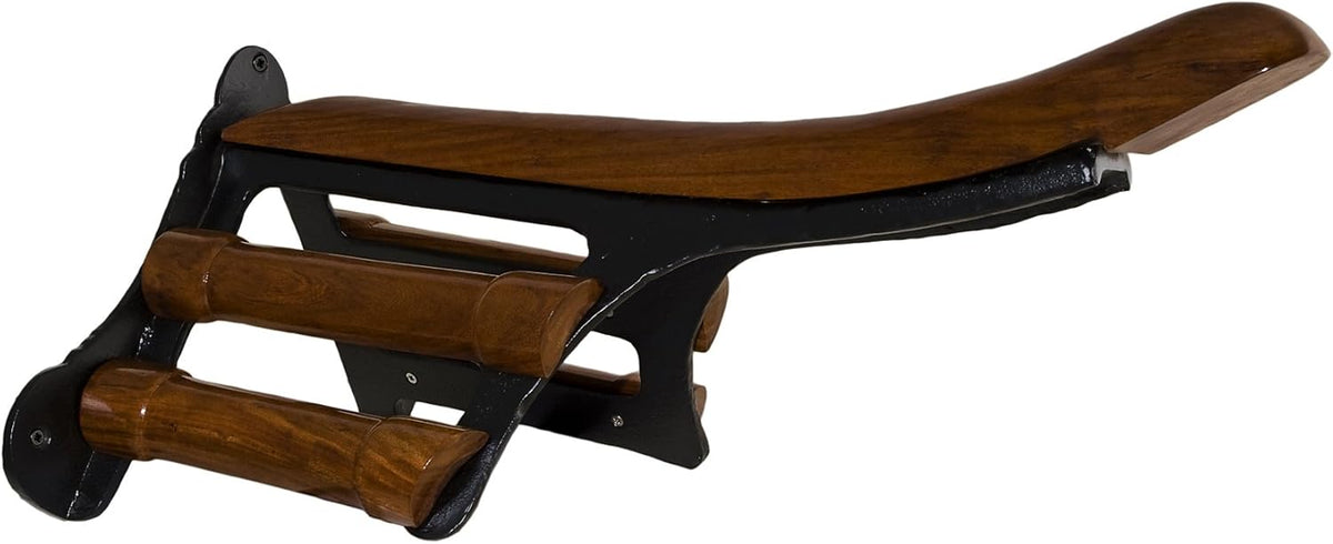 Cast Iron and Wood Saddle Rack C734