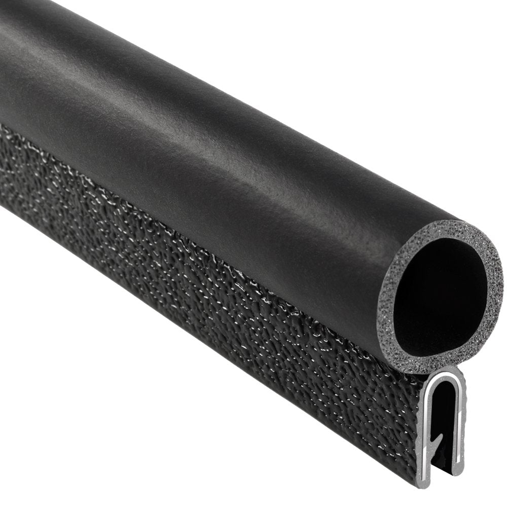 PVC Plastic Trim Seal with EPDM Rubber Seal, 25 ft Length K75806