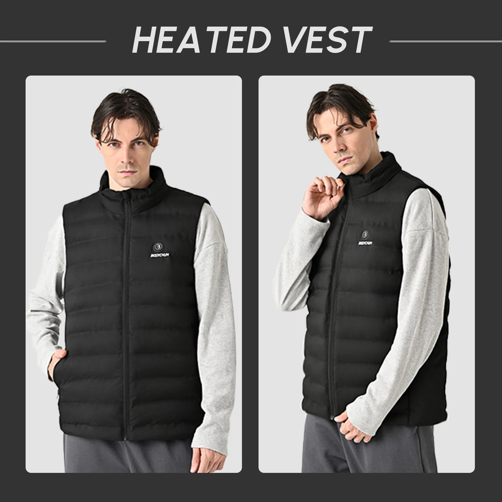 Black XL Electric Heated Vest I86823