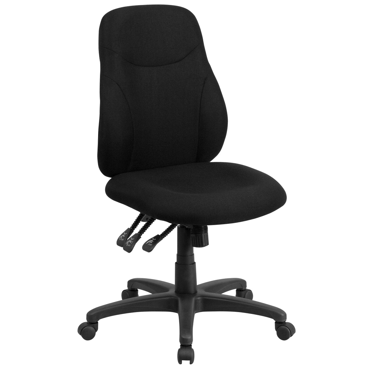 Black Fabric Ergonomic Task Office Chair F82013