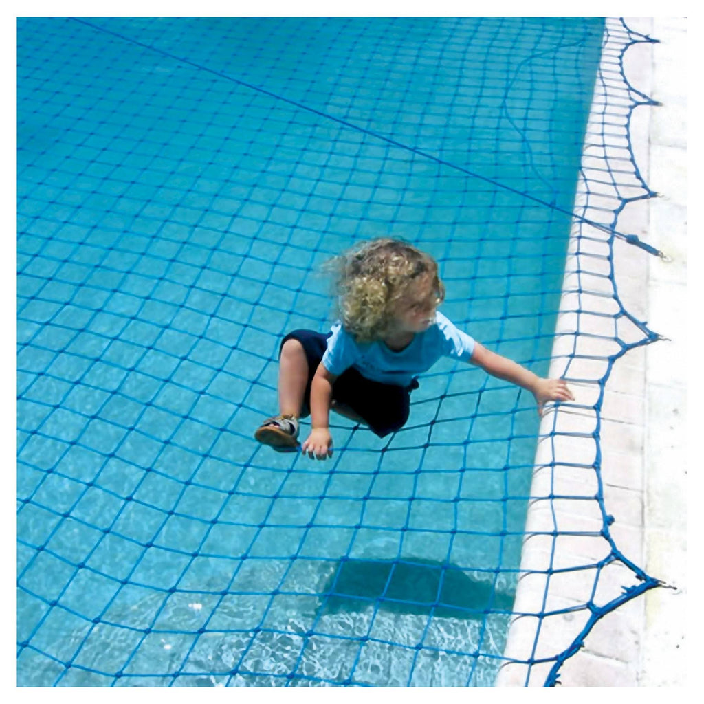 Pool Safety Net, 26 x 40 ft., Blue M2933