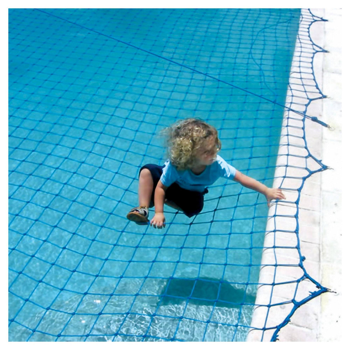 Pool Safety Net, 26 x 40 ft., Blue M2933