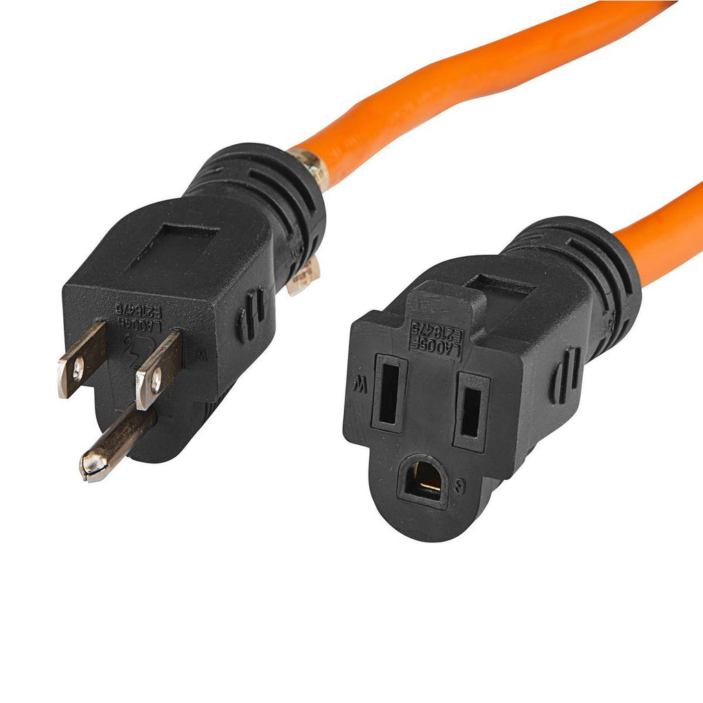 100 ft. 12/3 Gauge Outdoor Extension Cord, Orange X837987