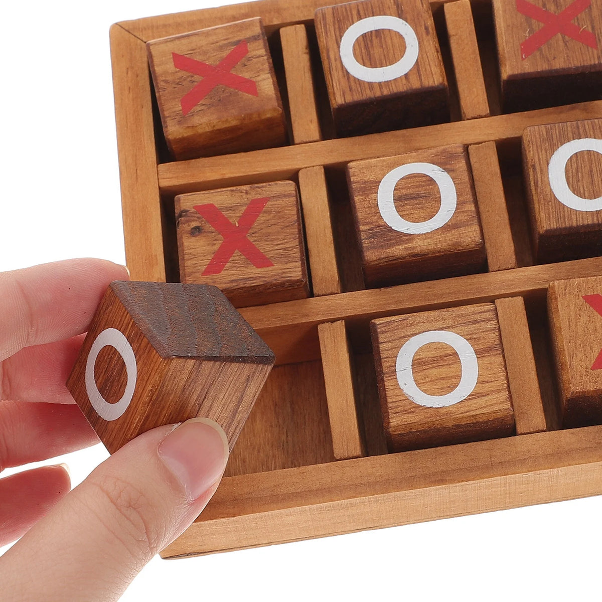 Tic Tac Toe Wooden Board Game Toy R95879