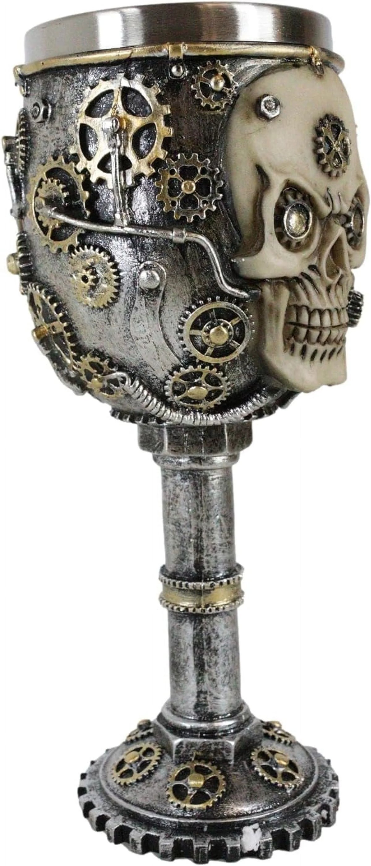 Silver 6Oz Wine Goblet Cup Figurine Y7777
