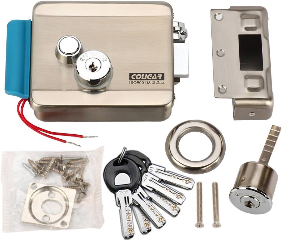 Stainless Steel Electronic Door Lock with 6 Computerized Keys Q959046