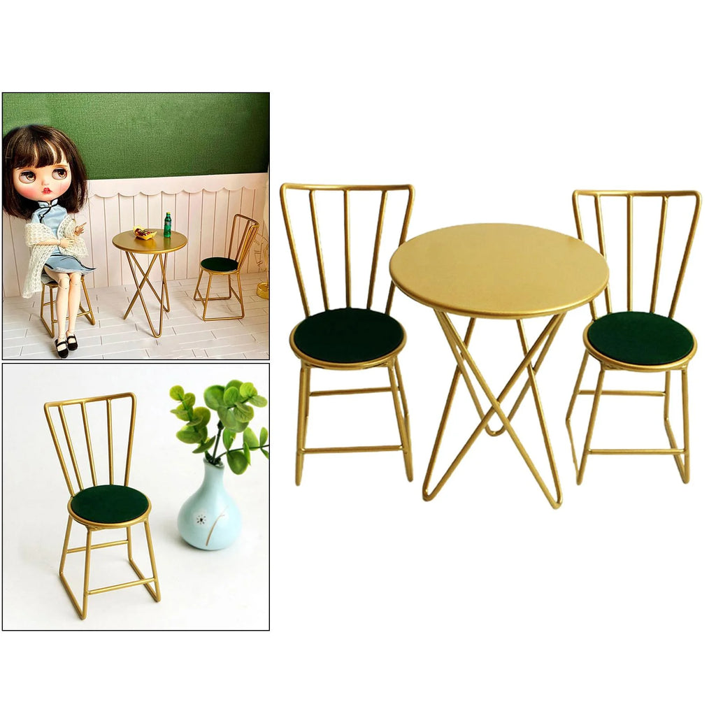 Golden Dollhouse Miniature Chairs Set G593