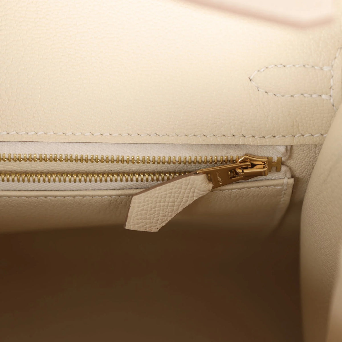 Birkin 25 Craie Epsom Gold Hardware Z580