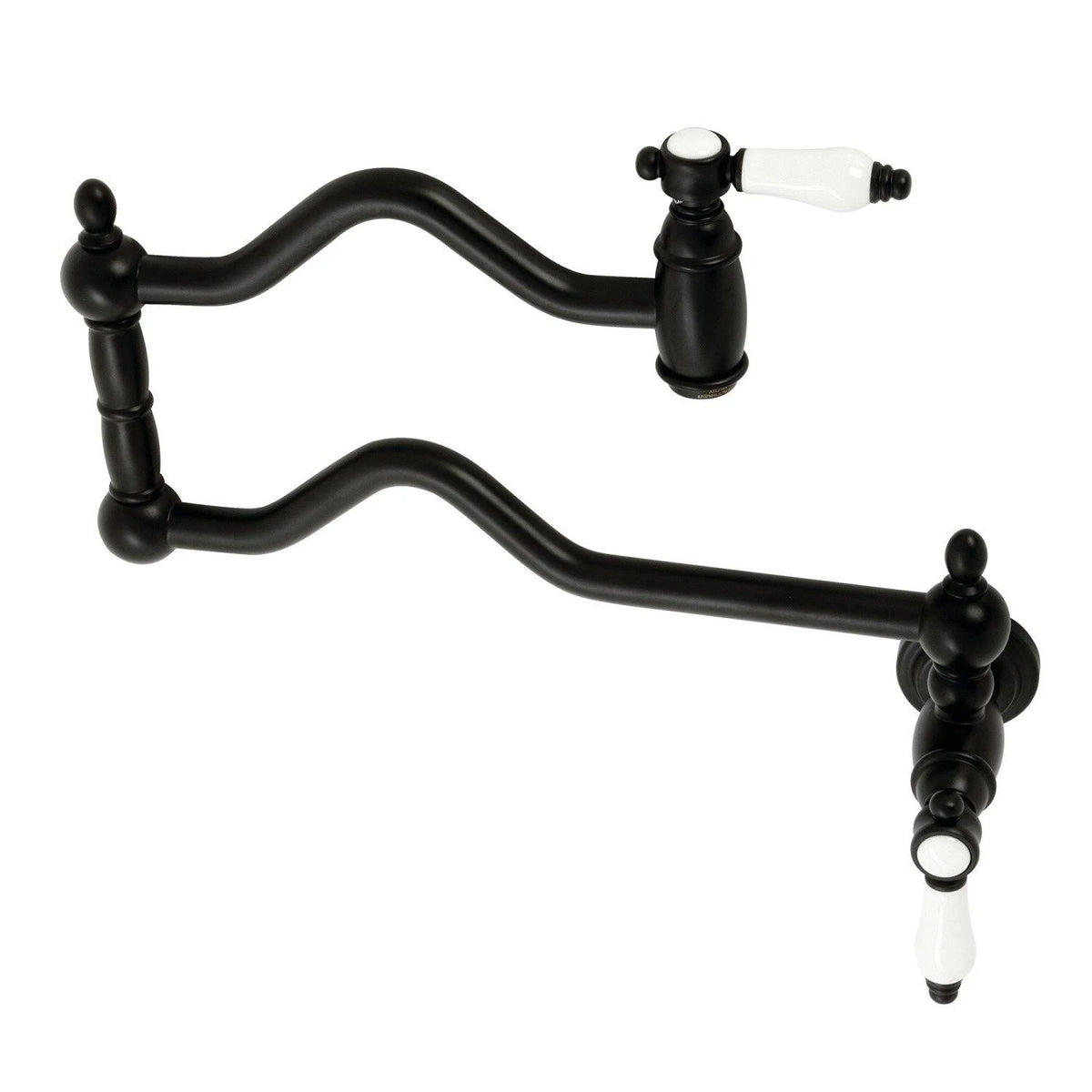 Matte Black Wall Mount Pot Filler W77543