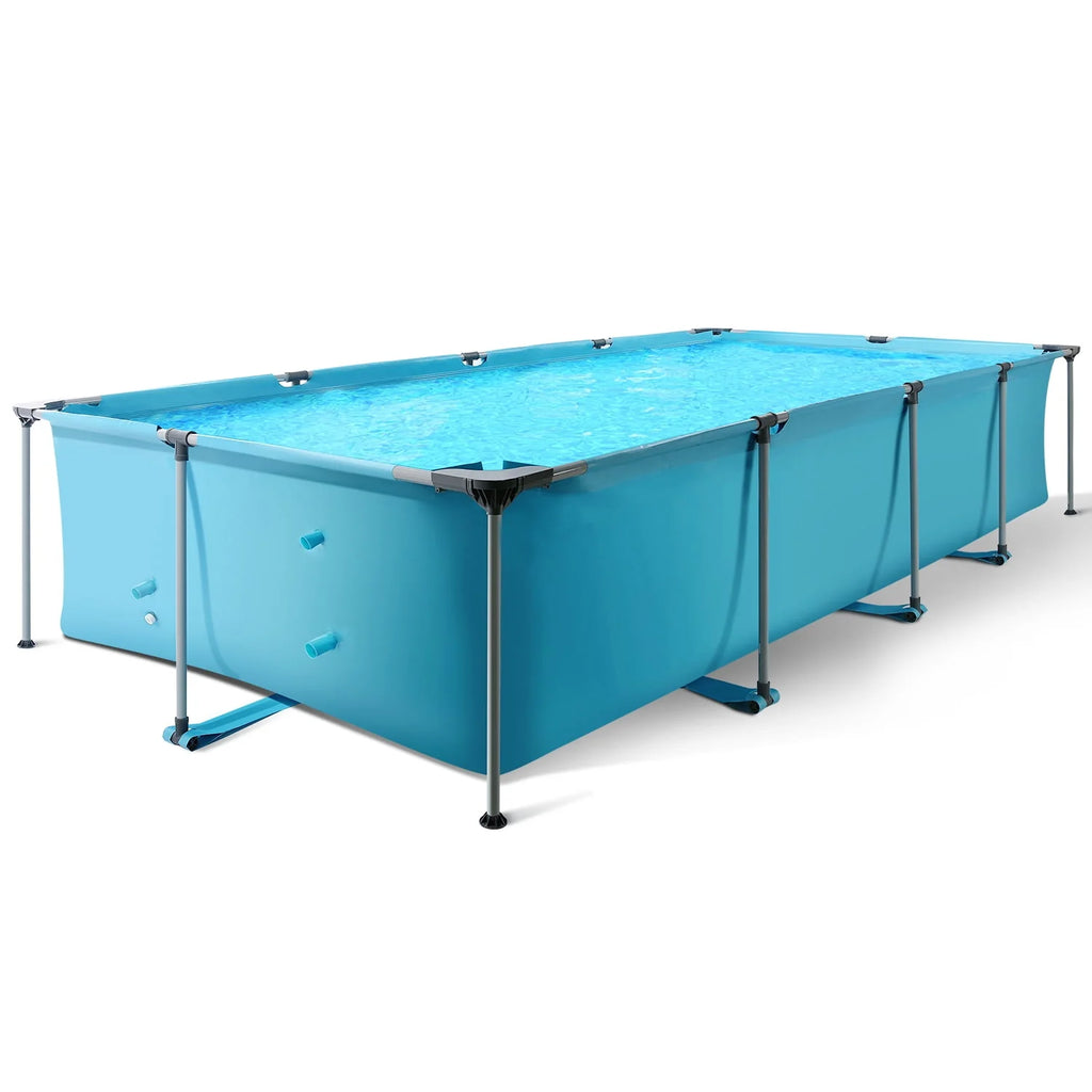 10 ft Above Ground Rectangular Frame Swimming Pool V3929