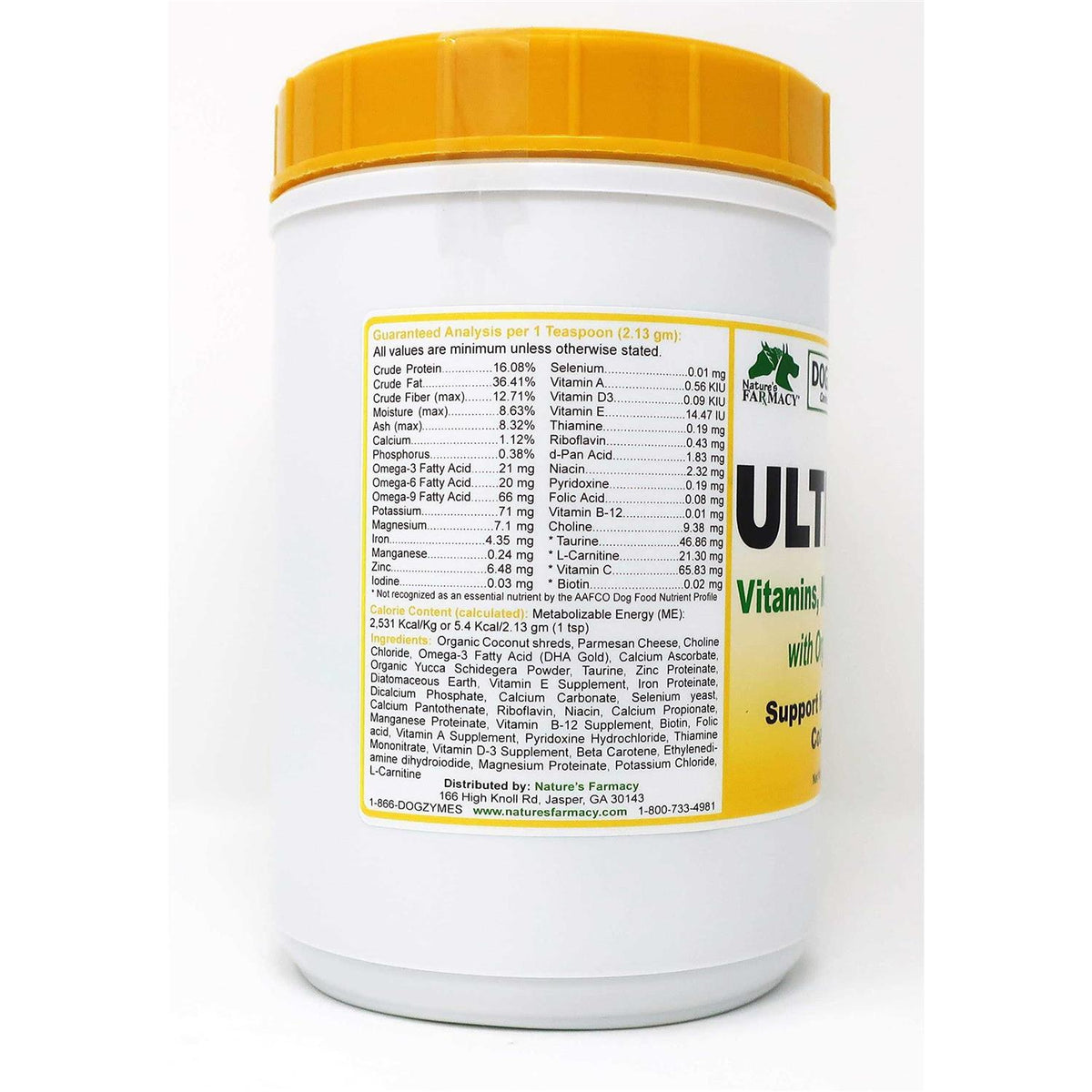 Dogzymes Ultimate for Best Skin/Coat with Organic Coconut E917