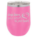 12 oz Double Wall Vacuum Insulated Stainless Steel Stemless Wine Tumbler V36286