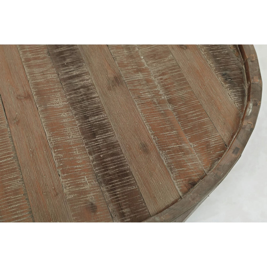 Modern Distressed Solid Acacia Coffee Table Y241