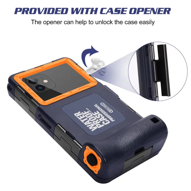 Waterproof Protective Case for Phones Up to 6.9 Inch J824