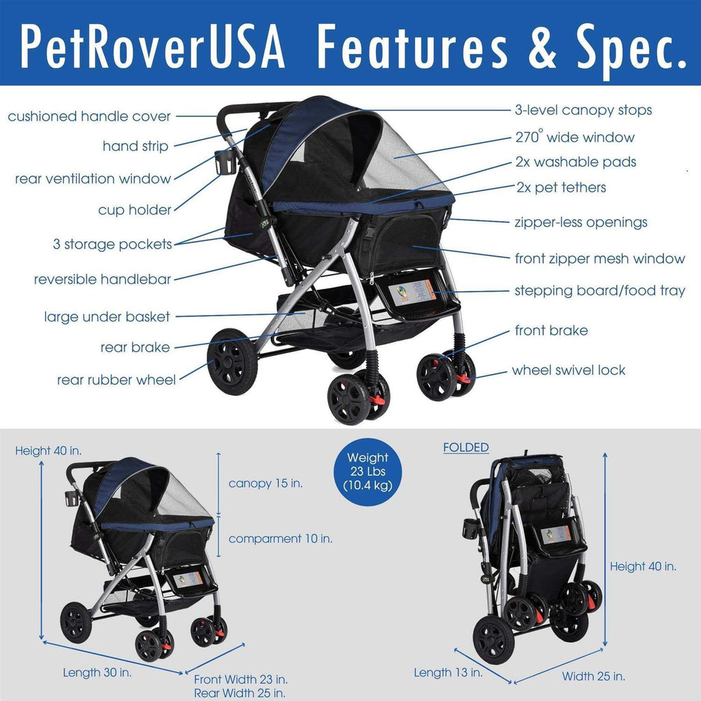 Heavy Duty Pet Stroller J22120